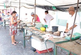 Comerciantes de Arapiraca se preparam para as vendas de pescados na Semana Santa