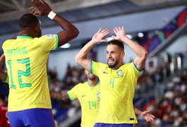 Brasil goleia Cuba por 1 a 0 na estreia na Copa do Mundo de Futsal