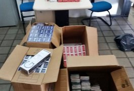 Centenas de cigarros contrabandeados são apreendidos em São Miguel dos Campos