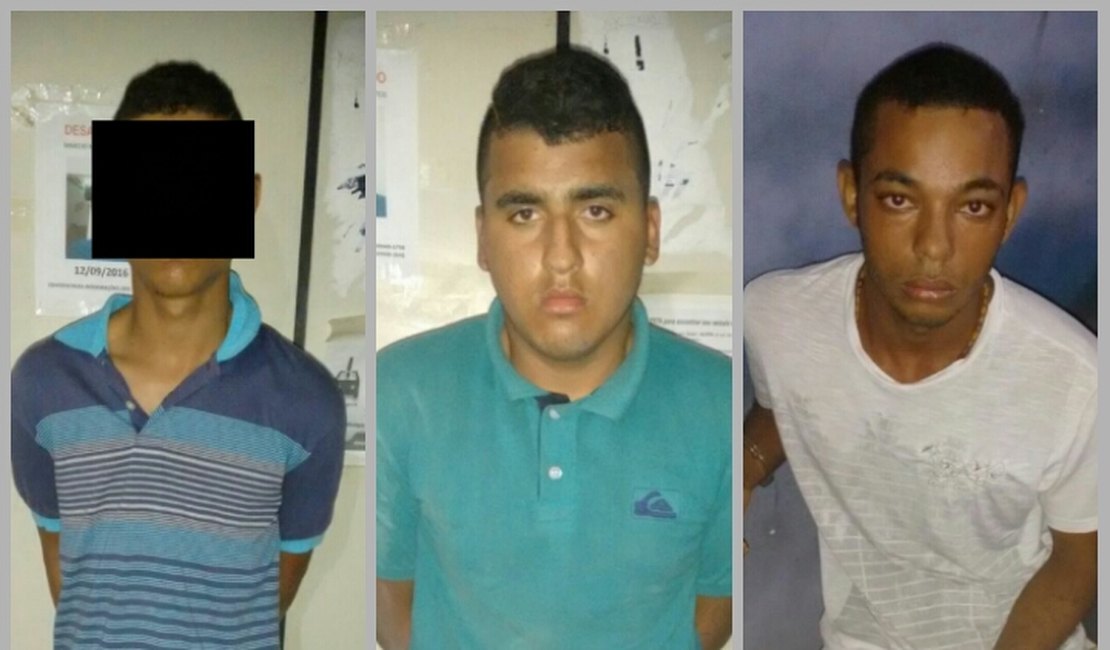 Jovens trocam tiros com a polícia e são detidos com moto roubada e arma de fogo