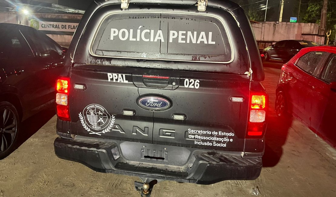 Polícia Penal registra caso de importunação sexual dentro de cela no Presídio Baldomero Cavalcanti, em Maceió