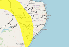Inmet alerta para chuvas de até 50 milímetros e ventos fortes em 29 cidades de Alagoas