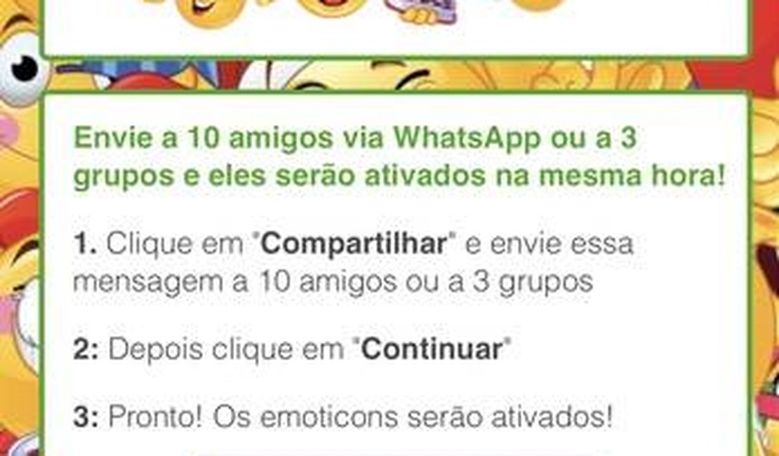 Golpe no WhatsApp promete emoticons de Natal; entenda