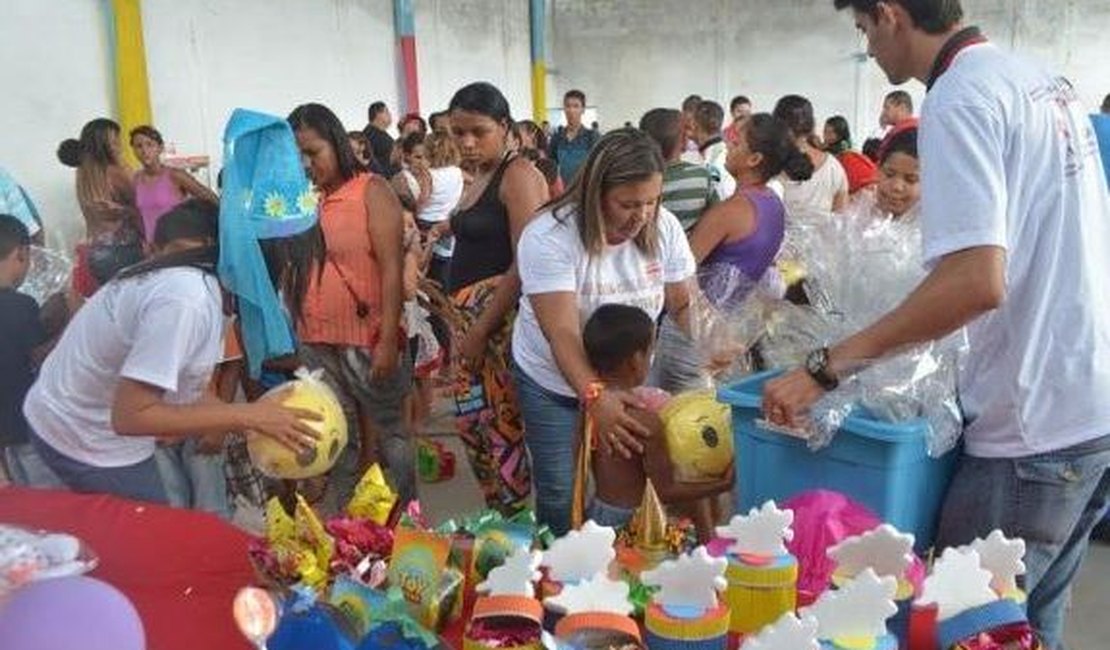 Filhos de reeducandos ganham dias de festa no sistema prisional de AL