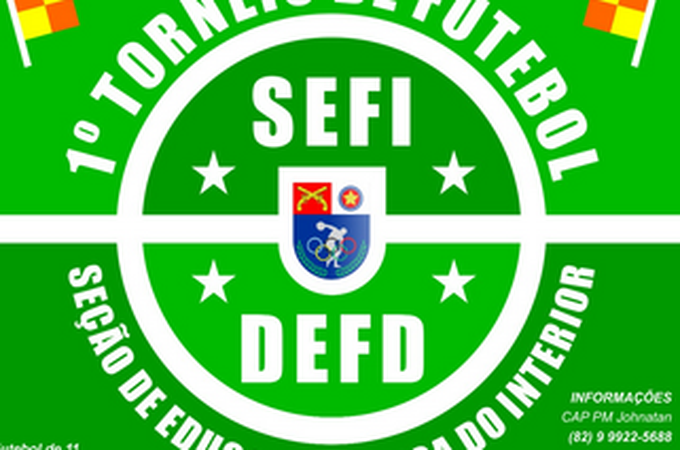 Inscrições abertas para o 1° Torneio de Futebol SEFI/DEFD em Arapiraca