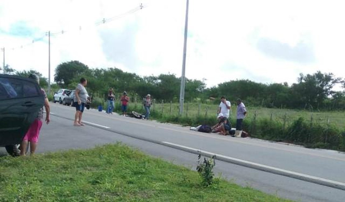 Colisão entre motos deixa um morto e um ferido entre Girau do Ponciano e Campo Grande
