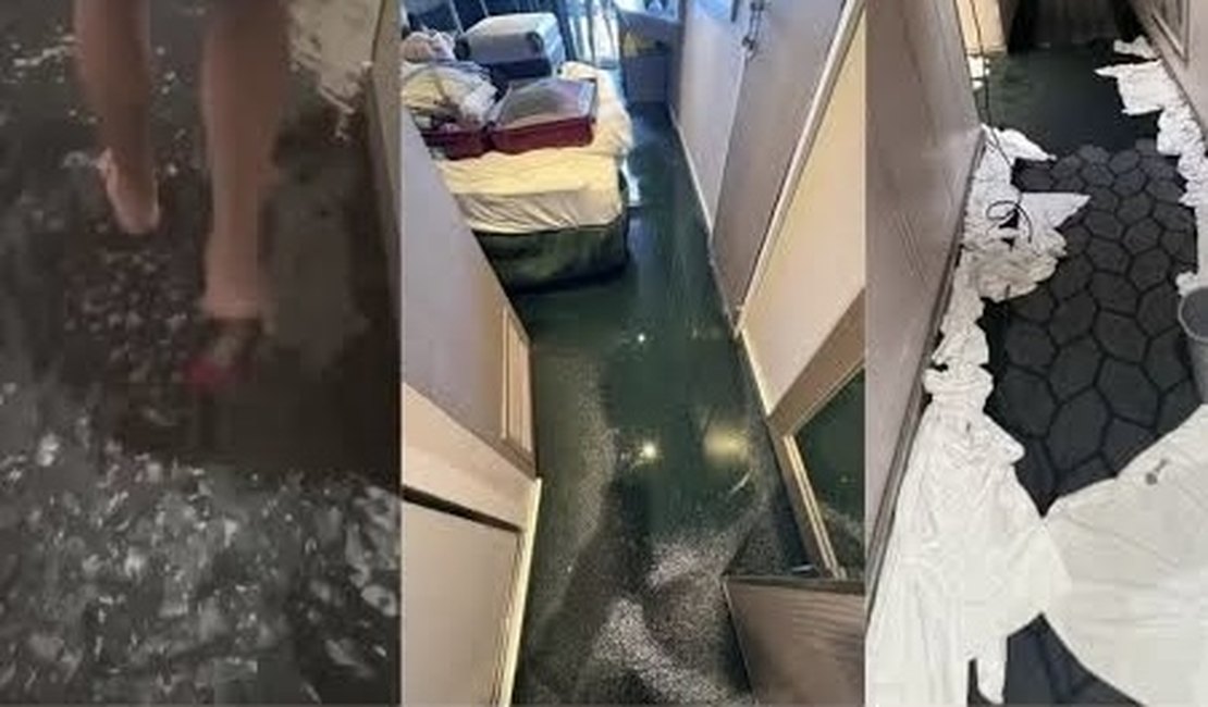 Navio que saiu de Maceió enfrenta pane hidráulica e provoca pânico em cruzeiro no retorno à capital