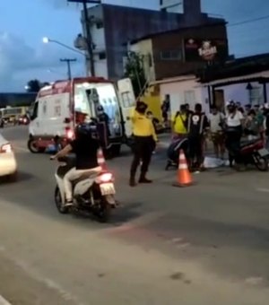 Vídeo. Pedestre fica ferida após ser atropelada no Bosque das Arapiracas