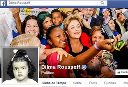 Perfil de Dilma no Facebook ganha foto da presidente quando criança