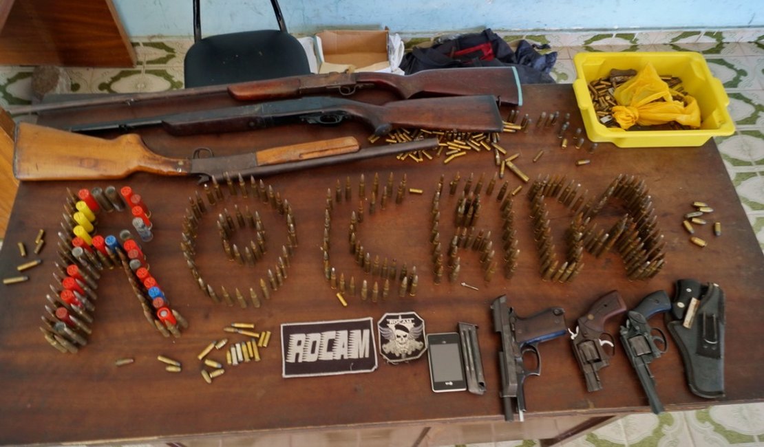 Rocam apreende seis armas de fogo em Arapiraca