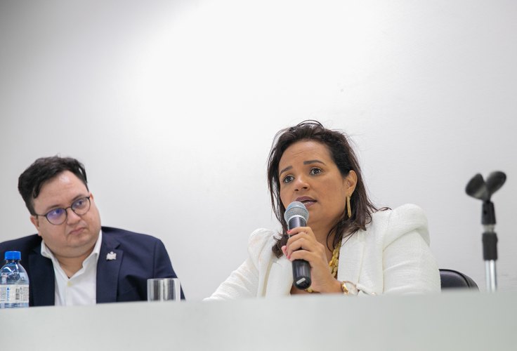 Nova secretária da Fazenda, Renata dos Santos, se reúne com representantes do setor produtivo