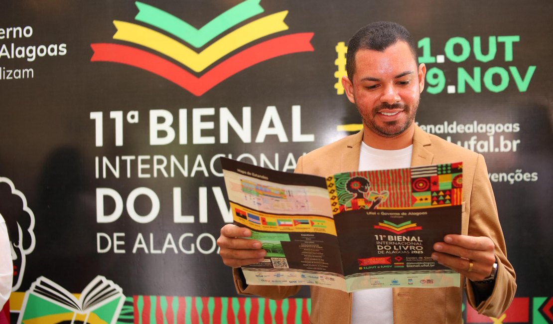 Governo de Alagoas e Ufal anunciam programação da 11ª Bienal Internacional do Livro