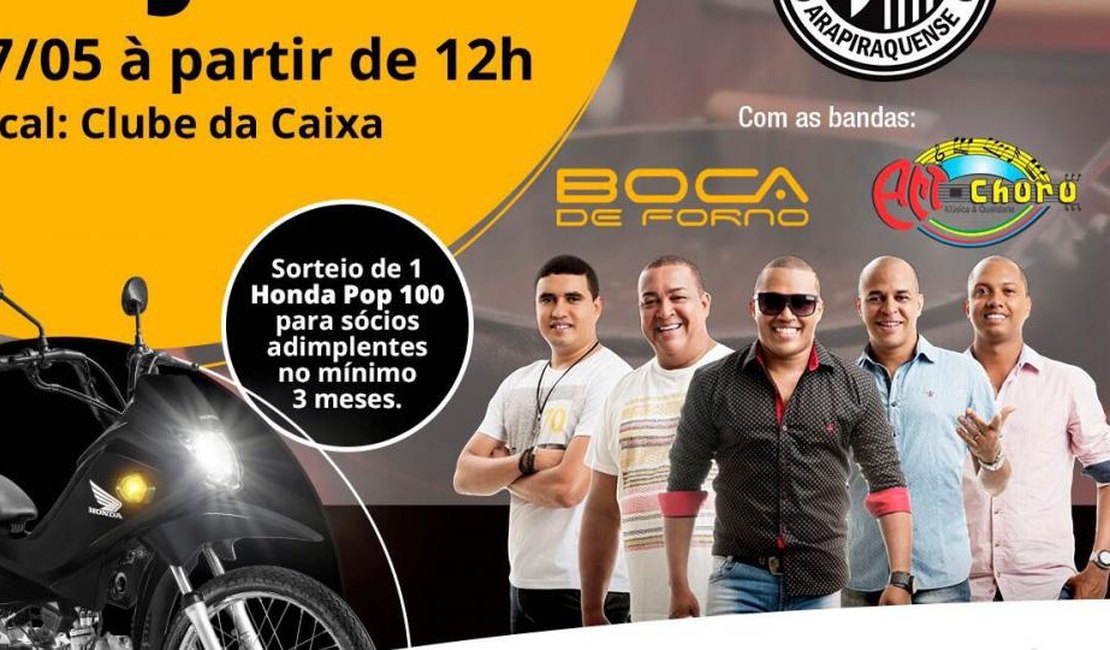 Diretoria Alvinegra promove FeijoASA com o sorteio de uma moto