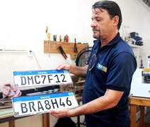 Detran divulga lista de empresas credenciadas para estampar placas Mercosul