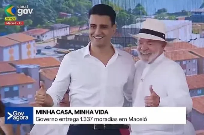 Aliado de Bolsonaro, JHC exalta Lula e afirma que avanços sociais em Maceió só foram possíveis com apoio do governo federal