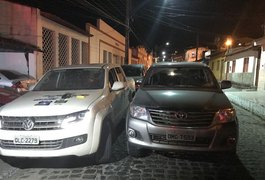 Polícia recupera Hilux de Arapiraca roubada na Barra de São Miguel