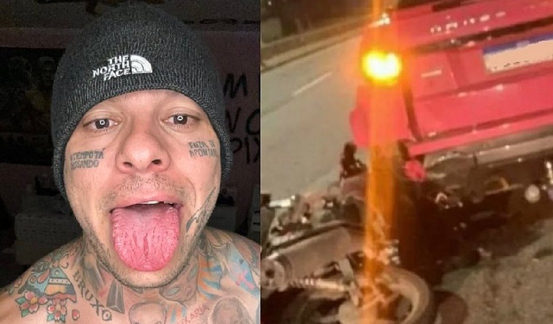 Motociclista morre em acidente com carro do influenciador fitness Toguro no Rio de Janeiro