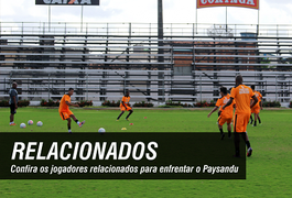 Confira os jogadores do ASA relacionados para enfrentar o Paysandu