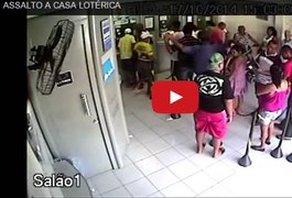 Polícia Civil divulga vídeo de assalto à lotérica