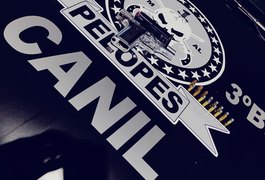 Durante abordagem a veículo, Canil do 3º BPM apreende arma de fogo no Centro de Arapiraca