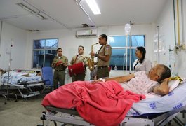 Projeto 'Música é Saúde' leva alegria para pacientes do HGE