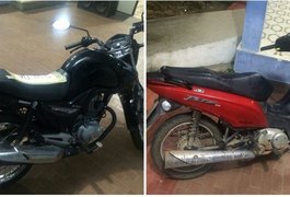 Policiais da Força Tática recuperam duas motocicletas roubadas, em Arapiraca