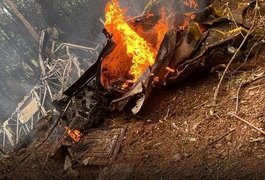 Piloto morre carbonizado em queda de avião usado para combater incêndios em Minas Gerais