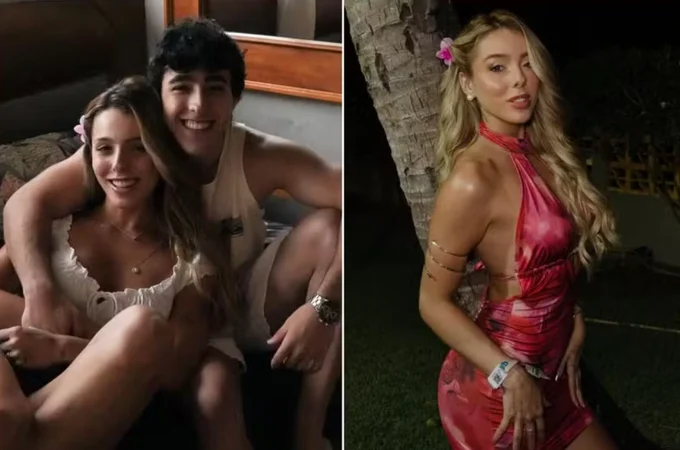 Aos 17 anos, filho do cantor Bruno causa polêmica ao assumir namoro com influenciadora de 27 anos