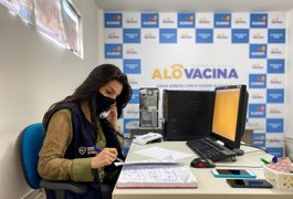 Covid-19: Alô Vacina já foi acionado por quase 8 mil alagoanos