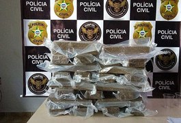Operação prende três pessoas e apreende adolescente e 23kg de maconha em Arapiraca
