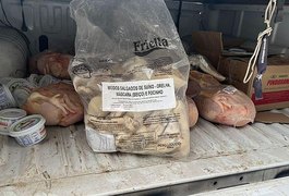 Vigilância Sanitária apreende 750 kg de produtos impróprios para o consumo