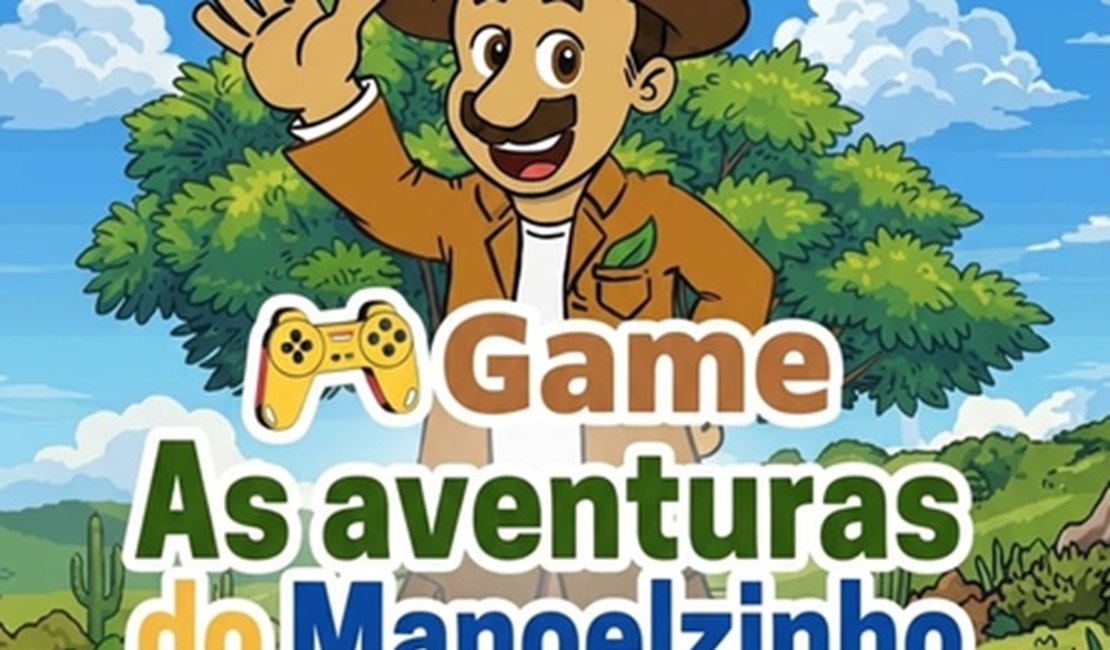 Arapiraca faz história no universo dos games e da cultura digital com jogo 'As Aventuras do Manoelzinho'