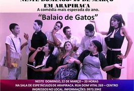 'Balaio de Gatos' se apresenta neste domingo em Arapiraca