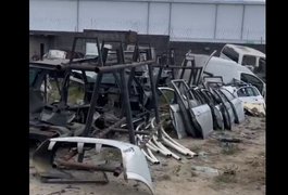 Polícia Civil desmantela desmanche com mais de 70 veículos na Via Expressa, em Maceió