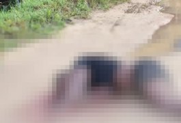 Cadáver com marcas de tiros e partes do corpo cortadas é encontrado em estrada vicinal, em Porto Calvo