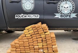 Idoso é preso com 100 kg de maconha durante abordagem policial em Marechal Deodoro