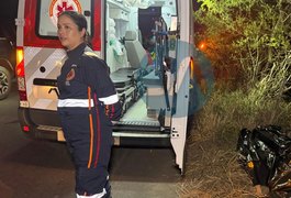 Colisão entre motocicletas deixa mulher morta e dois homens feridos na AL-115, em Lagoa da Canoa