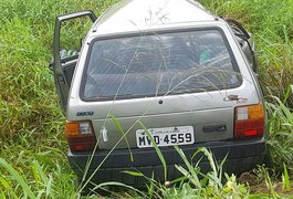 Dois jovens ficam feridos em acidente entre moto e carro na BR-316, em Palmeira