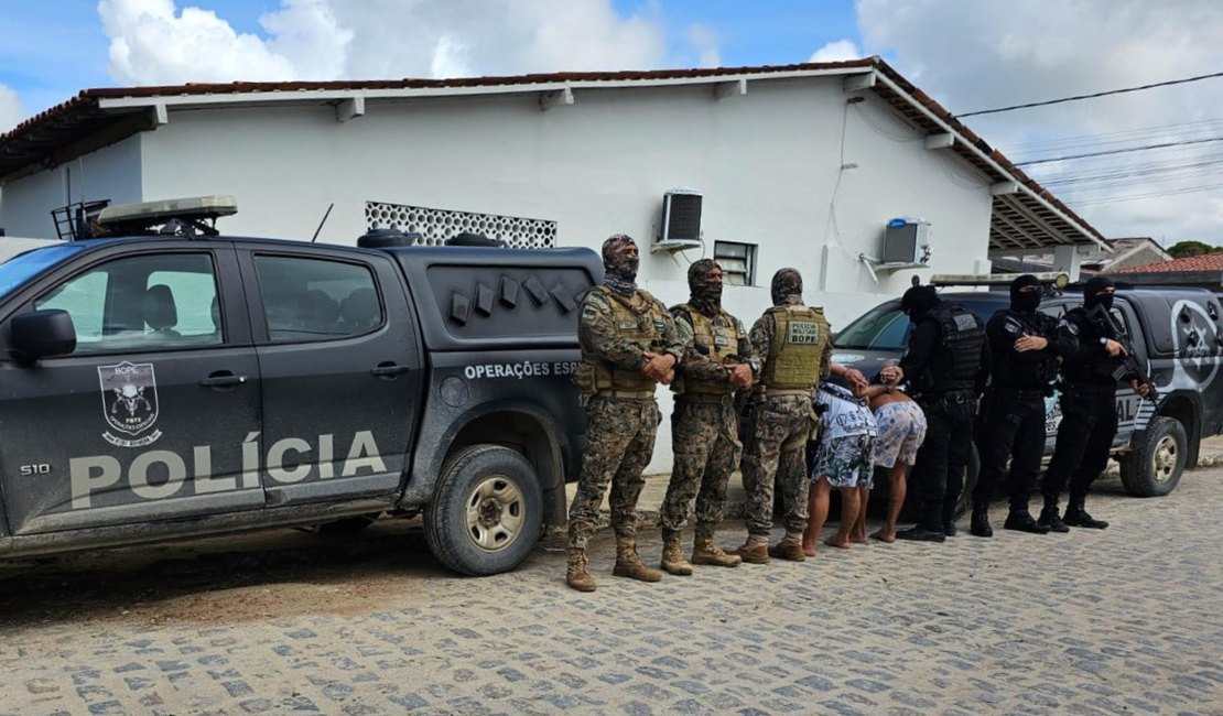Operação conjunta das PMs de Alagoas e Pernambuco prende suspeito de gerenciar o tráfico em Maceió