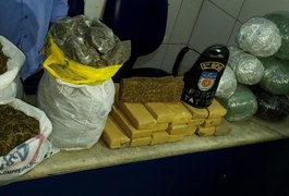 PM encontra mais de 25kg de maconha dentro de residência em Maceió