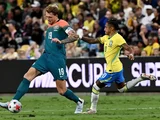 Rayan salva no fim e Brasil empata com Austrália no primeiro amistoso pós-Copa