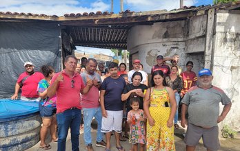 Protesto na antiga sede do ASA