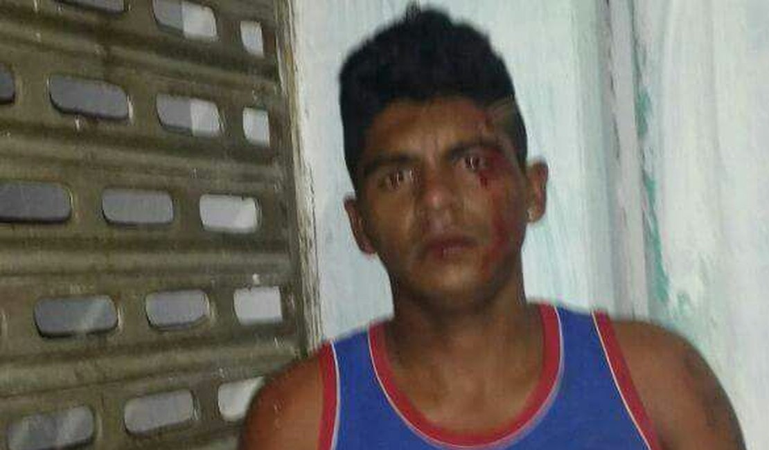 Suspeito de roubar moto é espancado em Rio Largo