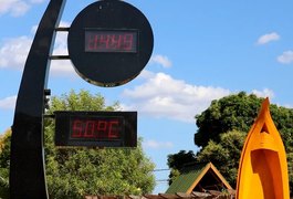 Termômetros em Pão de Açúcar, Sertão de AL, marcam 50º na tarde desta terça-feira