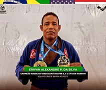 Lutador arapiraquense Alexandre Negão conquista três medalhas no Bad Boy Classic International, em Maceió
