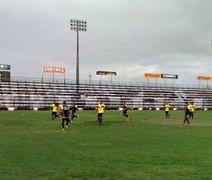 Alvinegros realizam treinos para o confronto contra o Coruripe