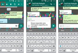 WhatsApp tem recurso 'Citação' para responder mensagem específica; veja como usar