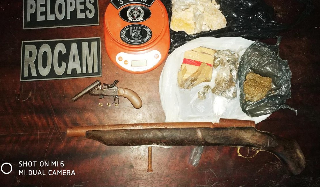 Três menores são apreendidos suspeitos de tráfico de drogas em Arapiraca