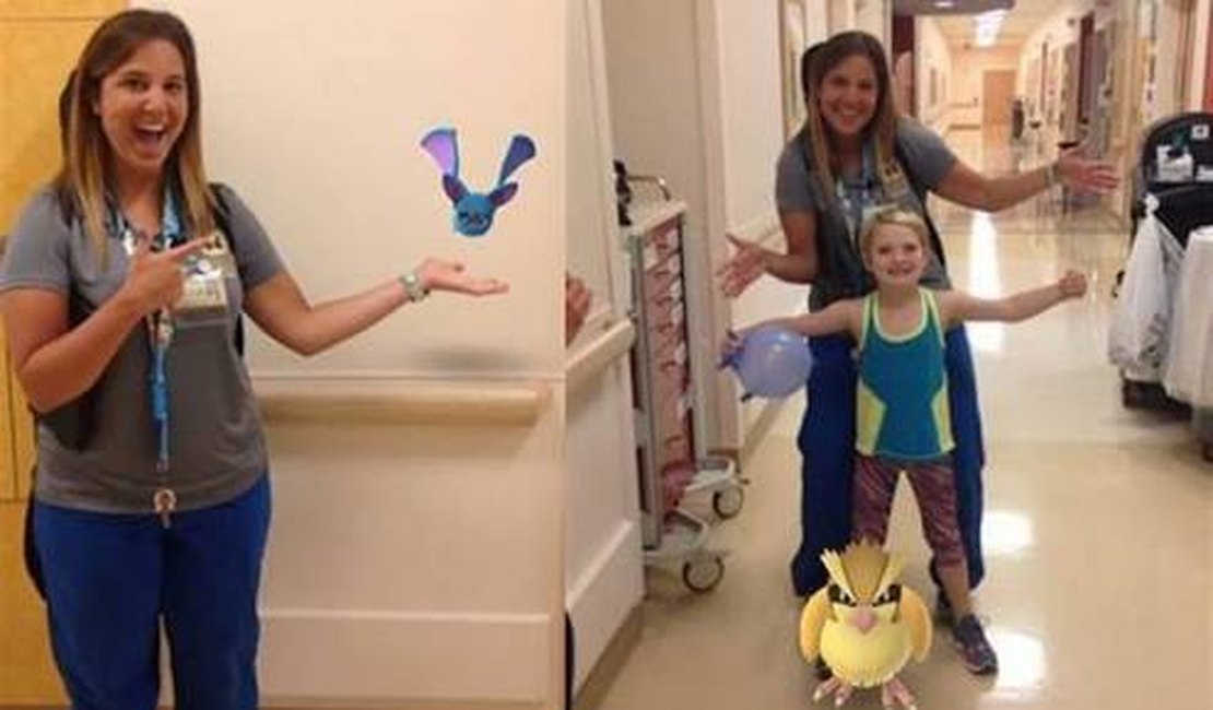 Hospital usa Pokemon Go para incentivar crianças internadas a saírem da cama