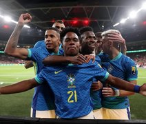 Com gol de Endrick, Brasil vence a Inglaterra na estreia de Dorival Júnior na Seleção Brasileira